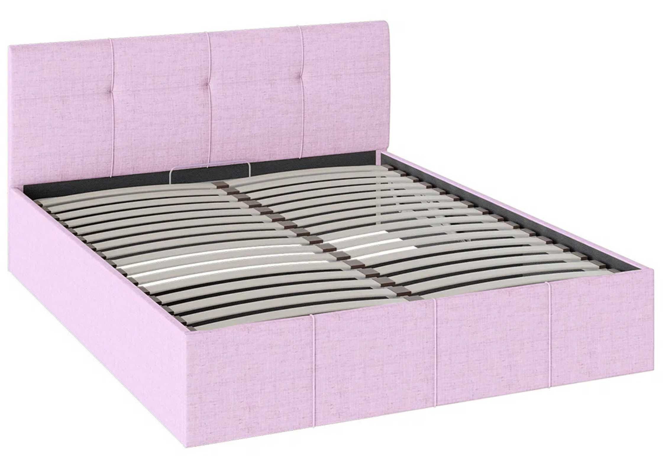 Różowe łóżko 180x200cm